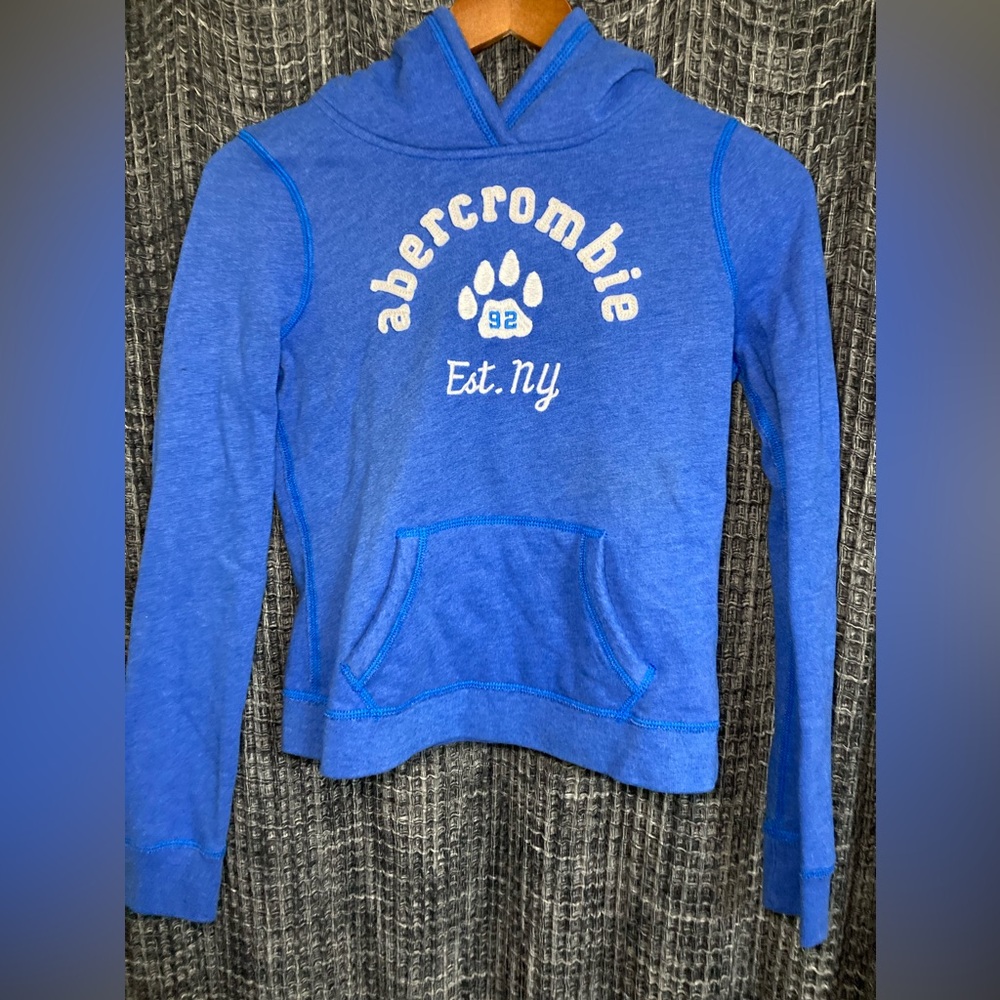 Abercrombie & Fitch Kids Royal Blue Hoodie - Picture 8 of 10
